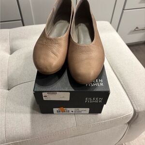 Eileen Fisher Nelie Women's Brown Leather Flats